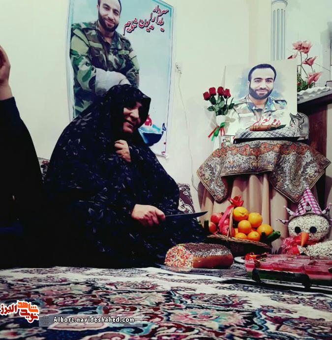 دیدار شب یلدایی با خانواده شهید مدافع حرم «مهدی نعمایی»