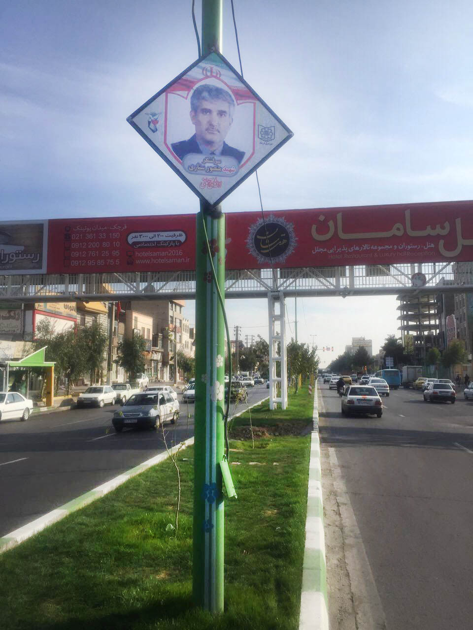 نصب ثمتال سرلشکر «منصور ستاری» بر بلوار شهر قرچک انجام شد