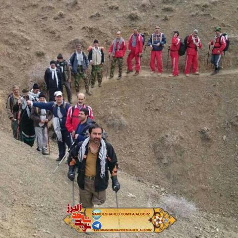 صعود کوهنوردان جانباز در خرم آباد به مناسبت بزرگداشت فتح خرمشهر