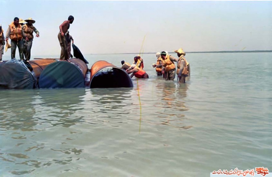 گنجینه تصاویر جهاد سازندگی - ساخت «پل بعثت»