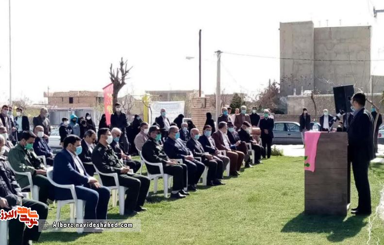 گزارش تصویری| افتتاح یادمان مزار شهدای گمنام دفاع مقدس در تنکمان شهرستان  نظرآباد