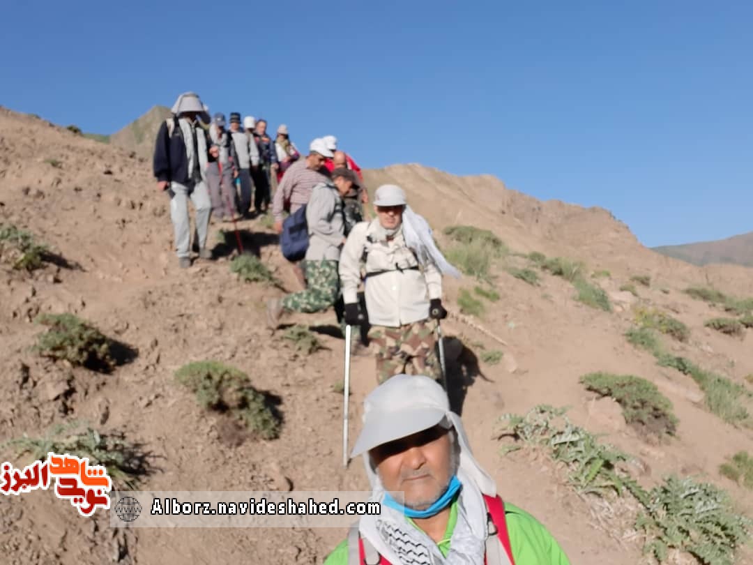 زوایای صعود و فتح گروه کوهنوردی جانبازان استان البرز