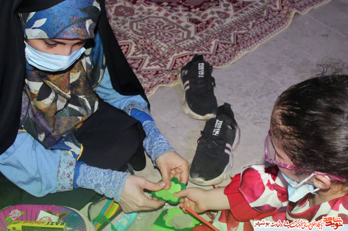 جشن خانوادگی شهید«حسن خوشبخت» ویژه کودکان در گلزار شهدای بوشهر برگزار شد