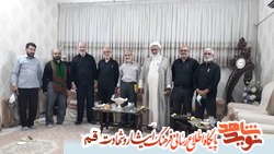 دیدار رئیس منطقه یک بنیاد شهید و امور ایثارگران از جانبازان در قم