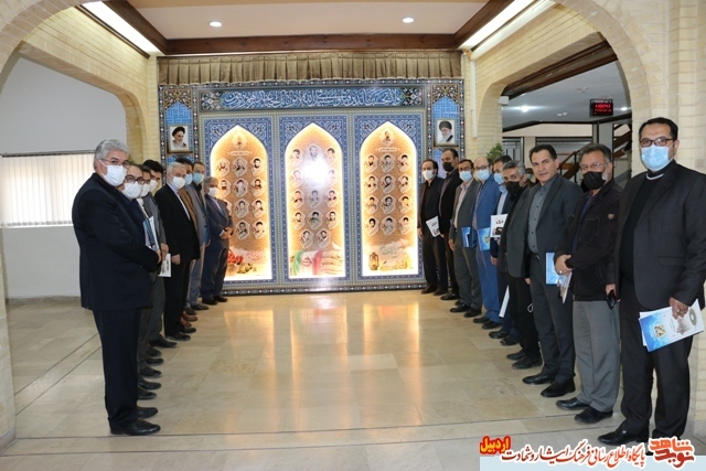 گزارش تصویری |معاونت فرهنگی بنیاد شهید استان اردبیل از فعالان حوزه ایثارو شهادت مرکز صدا و سیمای استان تجلیل کرد