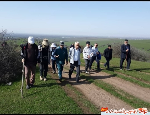 اردوی یک روزه جانبازان آزاده به همت مؤسسه فرهنگی پیام آزادگان دراستان اردبیل برگزار شد