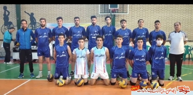 در آستانه گرامیداشت هفته بسیج لیگ والیبال فرزندان شاهد و ایثارگر در استان اردبیل برگزار شد