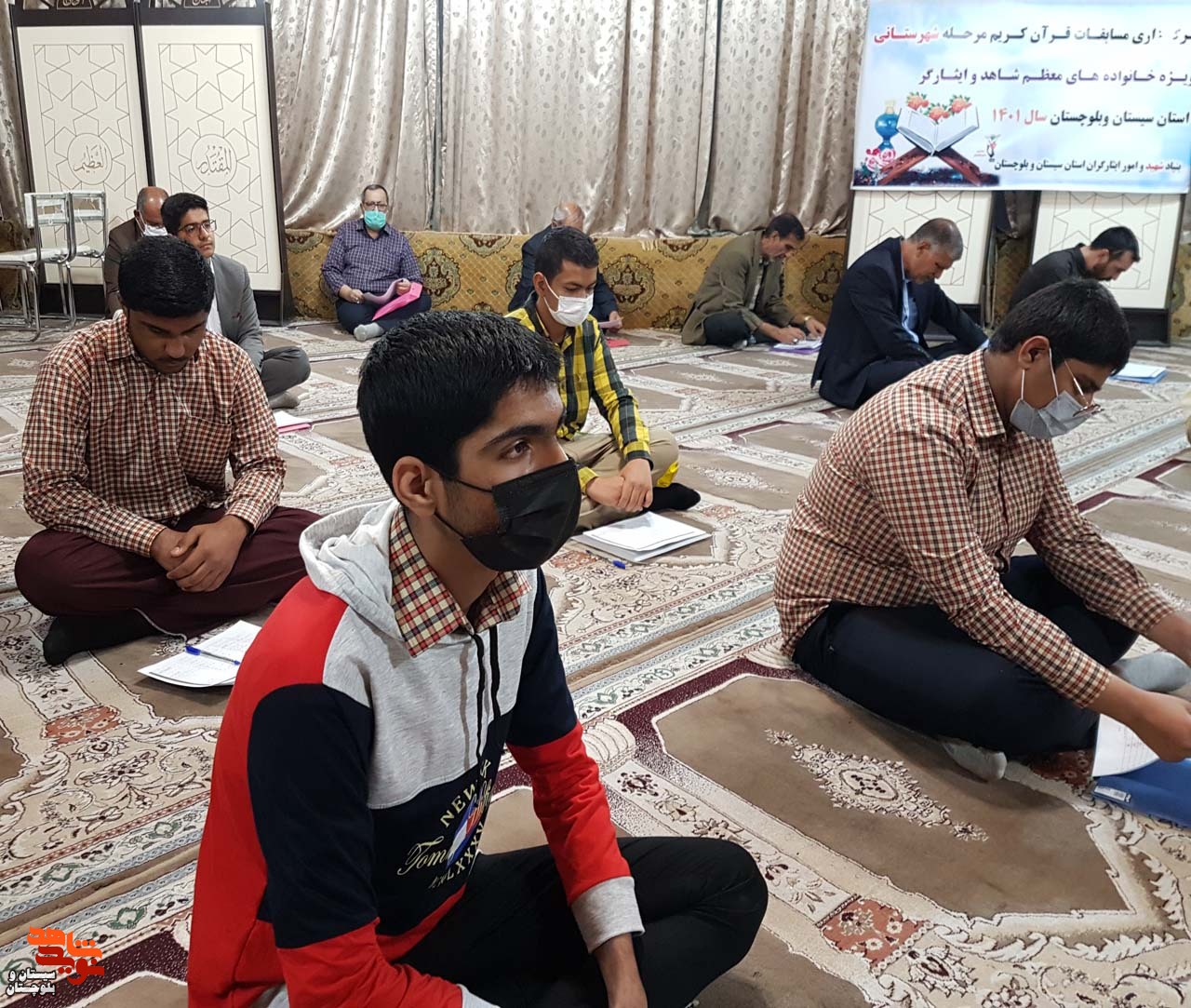 سی و چهارمین دوره مسابقات قرآن کریم، ویژه خانواده های شاهد و ایثارگر در زاهدان برگزار شد