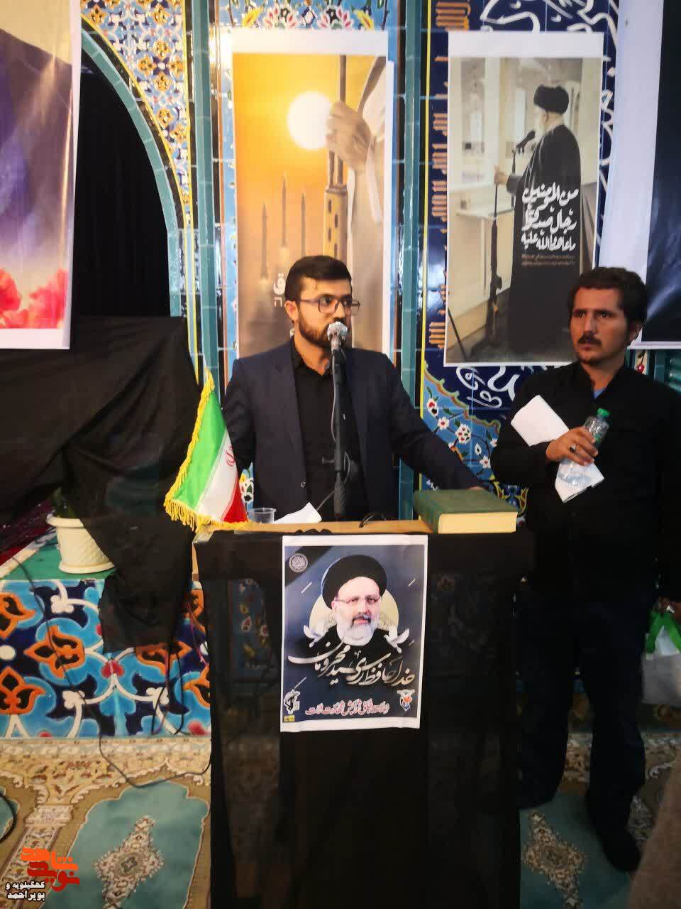 برگزاری مراسم گرامیداشت سوم خرداد و بزرگداشت شهادت رئیس جمهور و هیات همراه در شهر دهدشت