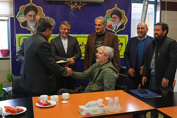 گزارش تصویری از آیین تجلیل جانبازان بیمارستان امام خمینی (ره)