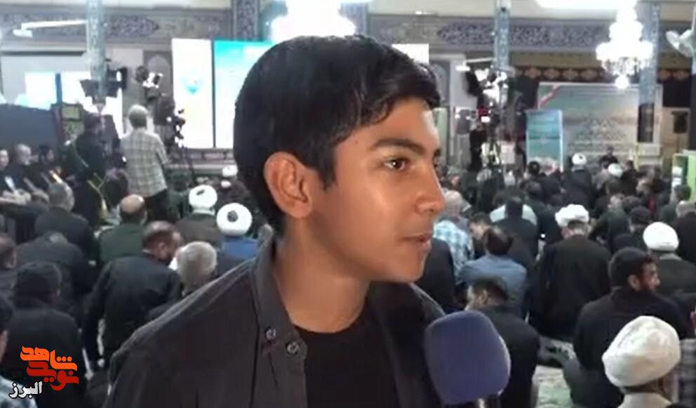 فیلم مصاحبه| لباس خدمت، رنگ خون گرفت؛ روایتی از مراسم بزرگداشت ۲۷ شهید اقتدار البرز