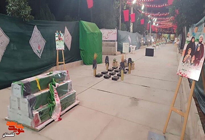 کلیپ / برگزاری نمایشگاه شهدای دفاع مقدس ۱۲ روزه و شهدای اقتدار