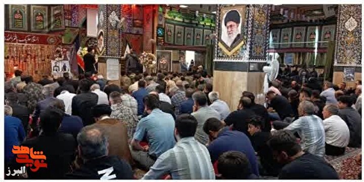 گزارش تصویری| برگزاری اولین سالروز شهادت خادم الحسین «پاسدار حسین قنبری»...