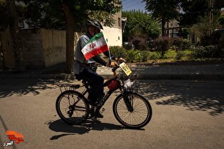 رکاب‌زنی عاشقانه جانباز البرزی در مسیر کربلا؛...