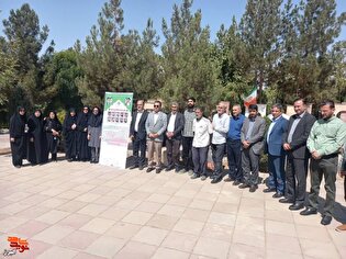 تجدید میثاق دانشگاهیان علوم پزشکی البرز با شهدای...