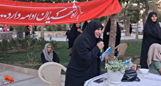 روایتگری  در یادواره شهدای جنگ رمضان و شهدای اقتدار...