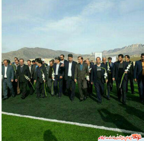 یادواره شهدای زمین فوتبال چوار 