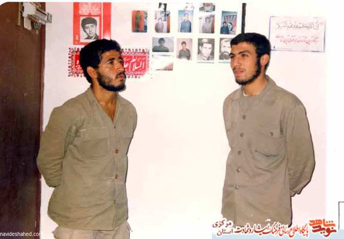 از چپ: محمد پولادوند - محمد تجرمکان