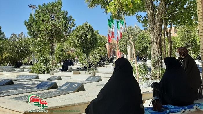 مراسم اربعین حسینی در گلزار شهدای شهرکرد
