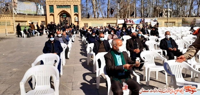 مراسم بزرگداشت شهید تفحص‌گر محمود حاجی قاسمی- پنجم اسفند ۹۹ امامزاده محمد بسطام