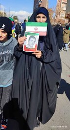 حضور در راهپیمایی یوم‌الله ۲۲ بهمن ۱۴۰۱ به نیابت از شهدا- شهرستان سمنان