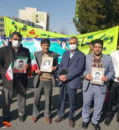 حضور در راهپیمایی یوم‌الله ۲۲ بهمن ۱۴۰۱ به نیابت از شهدا- شهرستان گرمسار