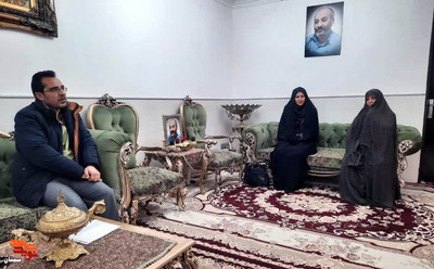 دیدار رئیس بنیاد شهید شهرستان مهدی‌شهر با خانواده گرامی جانباز ۳۵ درصد متوفی سهراب رحمانی‌اصل- بیست و چهارم بهمن‌ماه ۱۴۰۱ شهرستان مهدی‌شهر