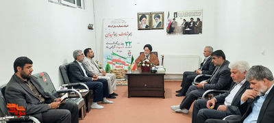 دیدار کارکنان بنیاد شهید با آیتالله شاهچراغی- بیست و چهارم اسفندماه ۱۴۰۱ دفتر نماینده مردم سمنان در خبرگان رهبری