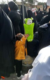 اجتماع ضد صهیونیستی سمنانی‌ها برای حمایت از مردم مظلوم غزه- بیست و هفتم آبان ۱۴۰۲ معراج شهدا
