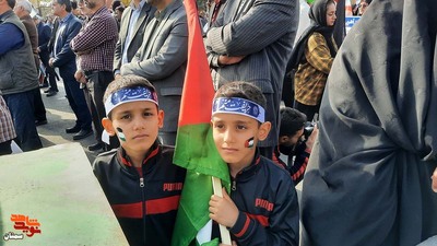 اجتماع ضد صهیونیستی سمنانی‌ها برای حمایت از مردم مظلوم غزه- بیست و هفتم آبان ۱۴۰۲ معراج شهدا
